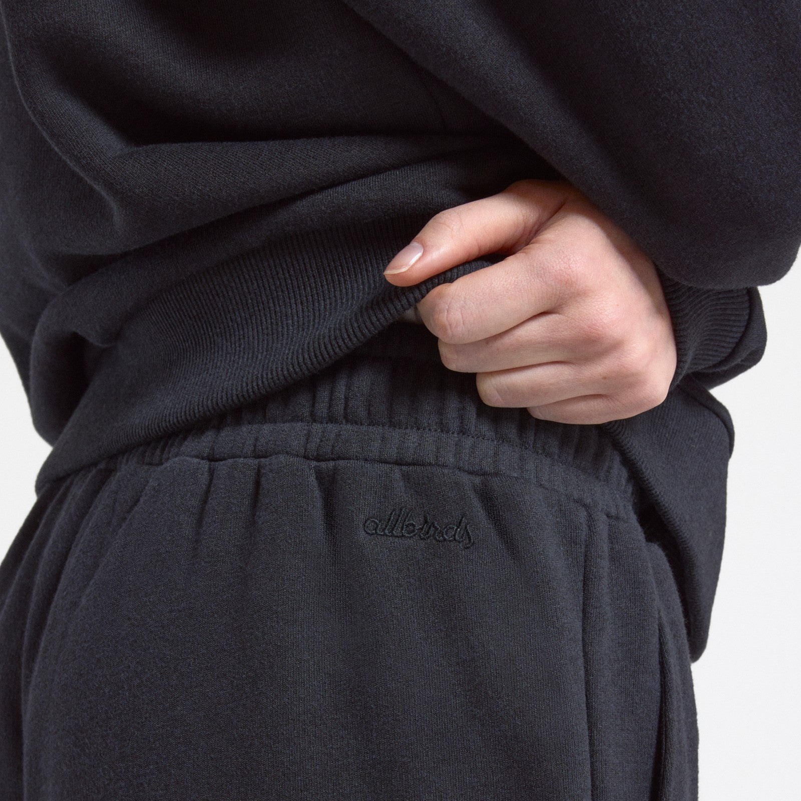 Women's Merino Blend Sweatpant - True Black - Image 3