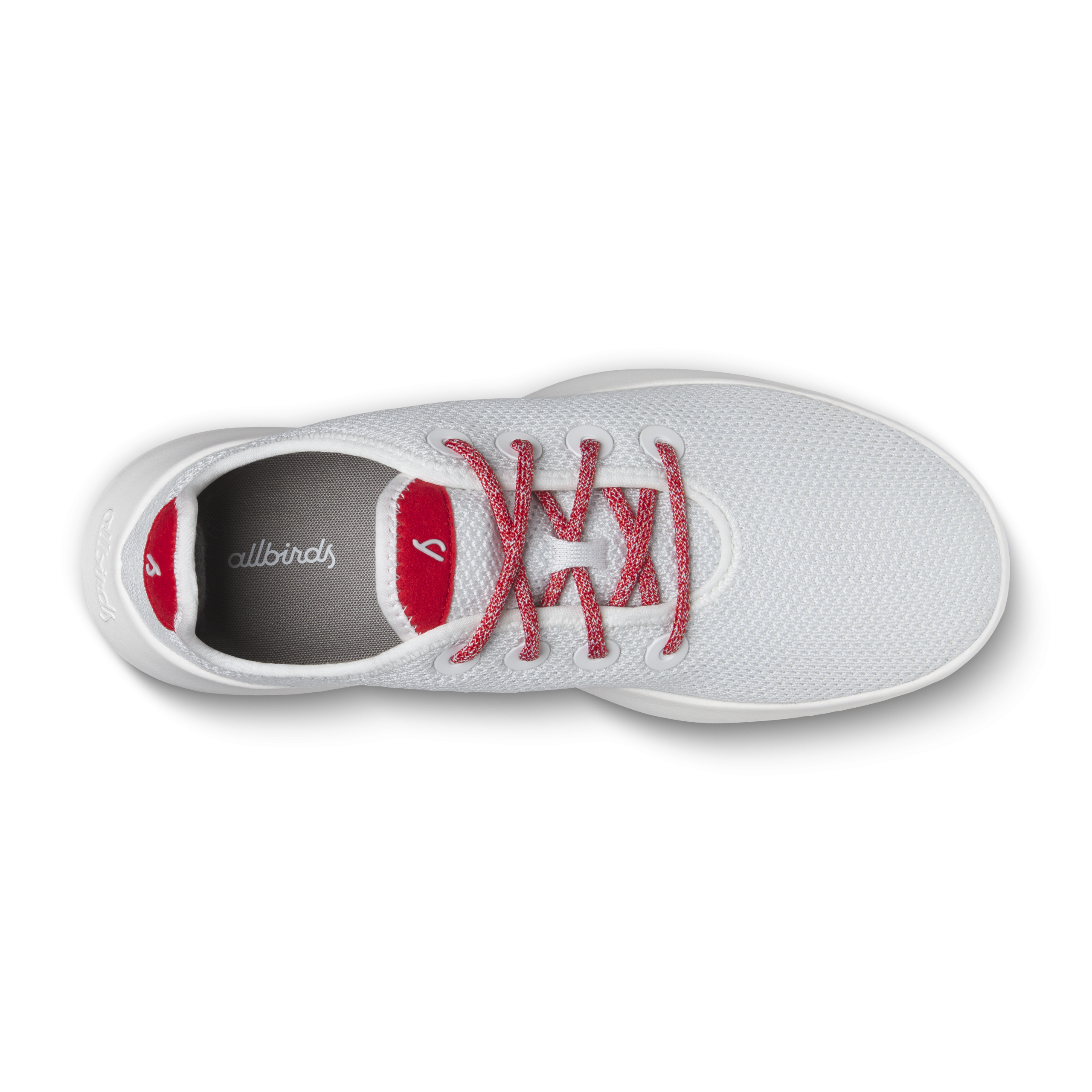 Women's Tree Runner - Blizzard/Bold Red (Blizzard Sole) - Image 3