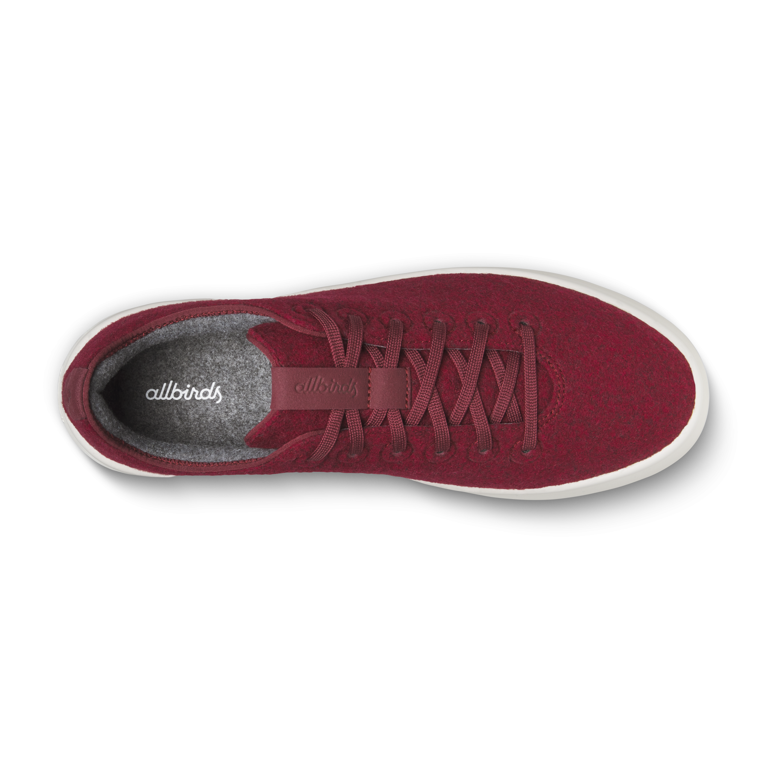 Men's Wool Cruiser - Burgundy (Natural White Sole) - Image 3