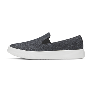 Women's Wool Cruiser Slip On - Dark Grey (Light Grey Sole)