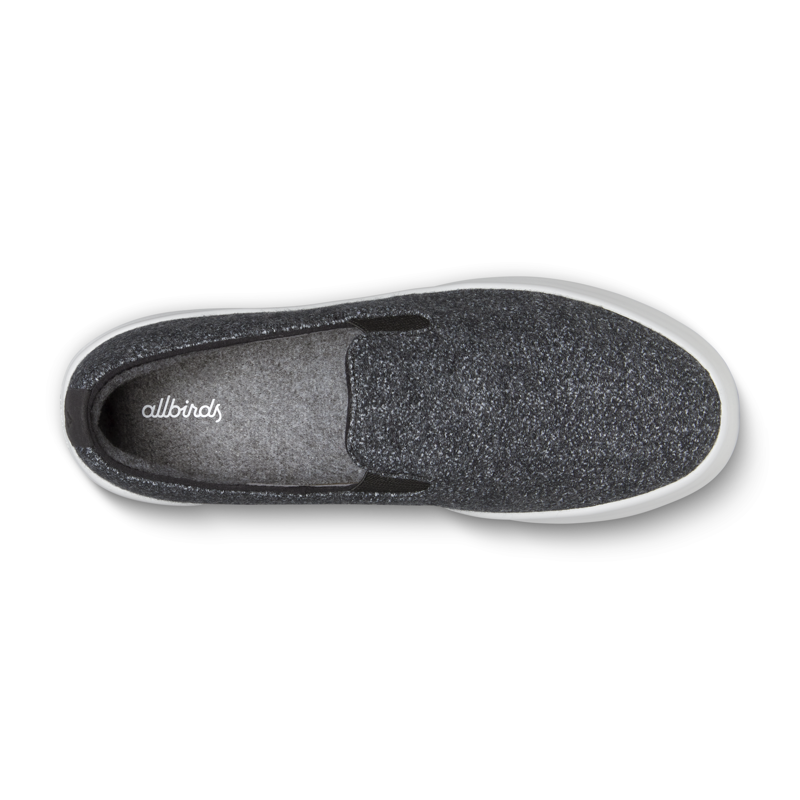 Men's Wool Cruiser Slip On - Dark Grey (Light Grey Sole) - Image 3