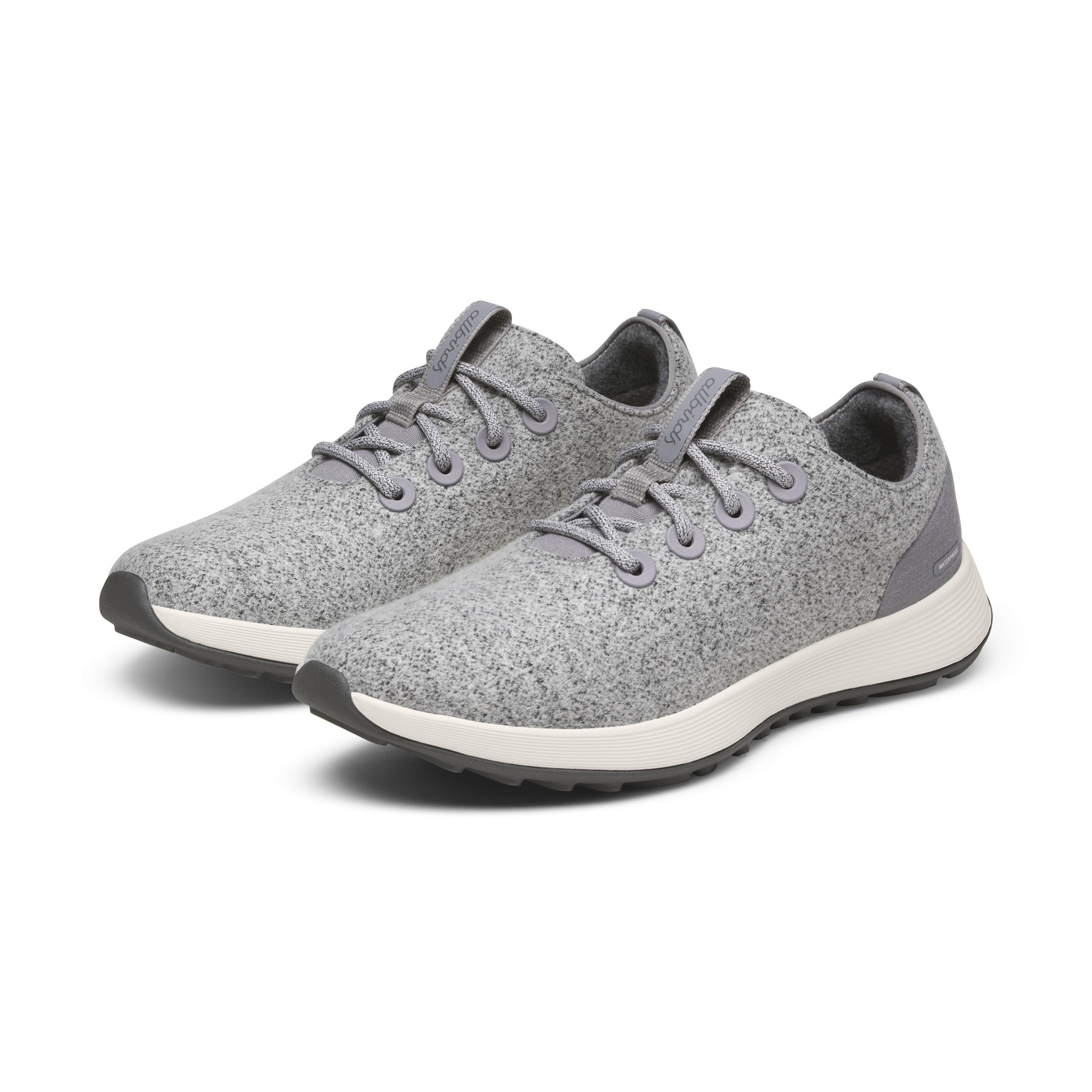 Women's Wool Runner NZ Waterproof - Medium Grey (Natural White Sole) - Image 5